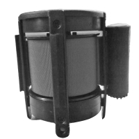 黑色伸缩栏杆头+灰色2M带子 定制5天交货