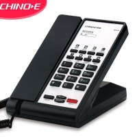 中诺 酒店电话机座机 商务办公家用 美式电话机 面板卡纸定制 B001B型HA6238(25)TDL黑色