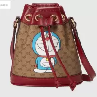Doraemon x Gucci联名系列迷你水桶包