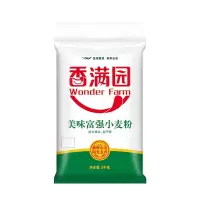 香满园 面粉 中筋面粉 美味富强小麦粉 5kg 2袋装 S