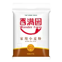 香满园 面粉 中筋面粉 家用小麦粉 5KG 2袋装 S