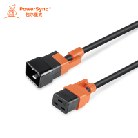 包尔星克 MPCJKI0010 16A双色PDU服务器延长线 C19转C20 1米/条