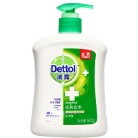 滴露(Dettol)洗手液 健康抑菌经典松木 500g 抑菌99.9% 儿童洗手液