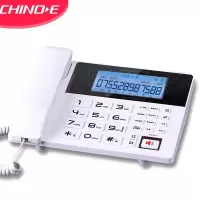 中诺 S035豪华32G版 录音电话机座机 32G+4G内存卡连续录音 自动留言答录 办公固定电话 白色
