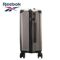 锐步Reebok时尚拉杆箱 行李箱旅行箱万向轮20英寸TSA密码锁 墨绿/金色 男女学生登机箱 金色 20寸