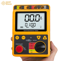 希玛 接地电阻测试仪 摇表 数字防雷测试高精测量仪 兆欧表 AR4105A(量程0.001-200Ω)