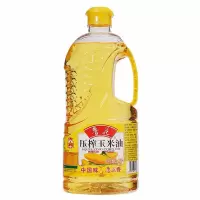鲁花 压榨玉米油 非转基因物理压榨一级玉米油食用油 2.5L 单桶价格