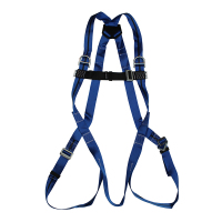 霍尼韦尔1011891A Titan安全带单挂点全身式安全带高空作业 蓝色 2条起订