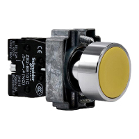 施耐德电气 XB2B 黄色 金属 按钮 XB2BA51C 平头按钮