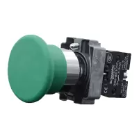 施耐德电气 XB2B 绿色 金属 按钮 XB2BC31C 40mm蘑菇头按钮