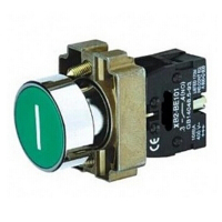 施耐德电气 XB2B 绿色 金属 按钮 XB2BA3311C 带功能符号平头按钮