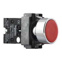 施耐德电气 XB2B 红色 金属按钮 XB2BA42C 平头按钮