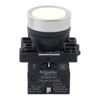 施耐德电气 XA2 白色 塑料 按钮 XA2EA11 平头按钮