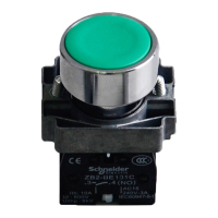 施耐德电气 XB2B 白色 金属 按钮 XB2BA11C 平头按钮