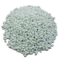 雪花白小白石子垃圾桶烟灰用鹅卵石多肉铺面鱼缸石