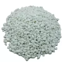 雪花白小白石子垃圾桶烟灰用鹅卵石多肉铺面鱼缸石