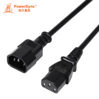 包尔星克 MPPQ0020 UPS/PDU服务器电源延长线 C13转C14 黑色 2米/条