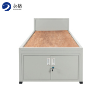 永格铁艺床学校宿舍学生部队专用铁床钢制单人床公寓床