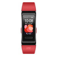 华为(HUAWEI) 4 Pro 手环 运动手环 智能手环 自营 NFC智能刷卡/血氧检测/触控彩屏/ 蜜语红
