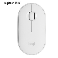 罗技(Logitech) Pebble鹅卵石 鼠标 无线蓝牙鼠标 办公鼠标 静音鼠标 女性鼠标 便携鼠标 对称鼠标米白