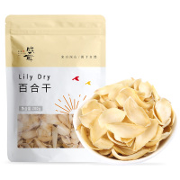 盛耳 百合新鲜百合干无硫食用干货非特级兰州甜百合片白合干 200g