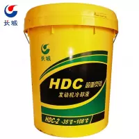 长城 防冻液 HDC-2 -35度~108℃超重负荷发动机冷却液 绿色防冻液 18kg/20L