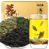 福东海 养生礼盒 七叶绞股蓝嫩叶胶股蓝杜仲茶罗布麻茶三种组合375克 中老年压茶养生茶降茶父母山高茶(HD)