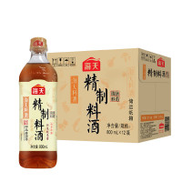 海天 精制料酒 烹饪酒 整箱装800ml*12 中华