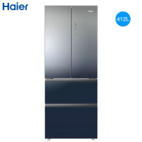 海尔(Haier) BCD-412WDCEU1 冰箱 对开多门 大容量风冷无霜节能双变频电冰箱 干湿分储