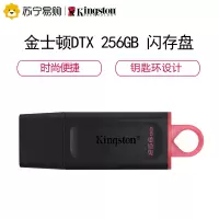 金士顿(Kingston)256GB USB3.2 Gen 1 U盘 DTX 时尚设计 便携轻巧