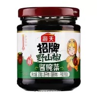 海天 酱菜 招牌野山椒泡椒 208g 中华