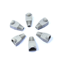 中云智创 水晶头护套 超五类六类网线保护套 灰色(HD)