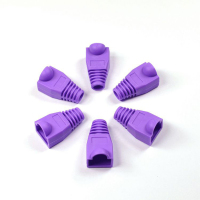 中云智创 水晶头护套 超五类六类网线保护套 紫色SJTBHT7-1(HD)