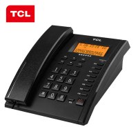 TCL录音电话机固定座机办公家用接电脑海量存储 智能屏幕拨打 客服呼叫中心HCD868(79)TSD 电脑录音版