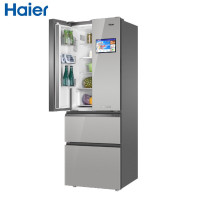 海尔(Haier) BCD-332WDGIU1 冰箱 多门无霜超薄冰箱风冷无霜节能静音家用 智能互联wifi大屏娱乐