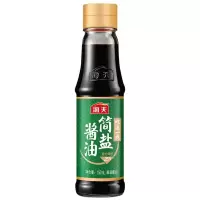 海天 简盐酱油 薄盐生抽 减盐少盐一级酱油 150ml中华