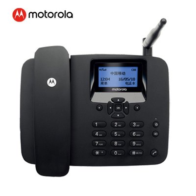 摩托罗拉无线座机 FW400LCM 家用GSM移动联通4G插卡电话机老人手机sim卡固话办公座机FW400LCM插卡电话