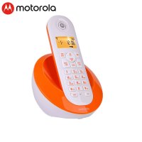 摩托罗拉(Motorola)C601C数字无绳电话机家用办公无线座机单机 橙色单机