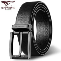七匹狼 皮带真皮男士皮带休闲商务时尚腰带 XY08660902