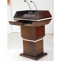 经典系列演讲台WK101 780*580*1180优质天然胡桃木皮饰面