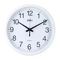 得力9005挂钟 白 (只)30cm(12寸)(HD)