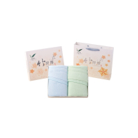 爱竹人满天星双条条缎毛巾 34*74cm 单位:条 多色(HD)