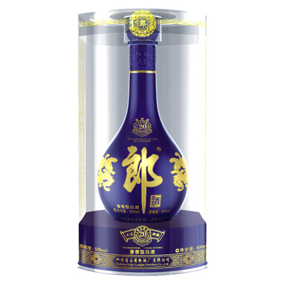 郎酒 青花郎20 53度酱香型白酒500ML(六瓶装)