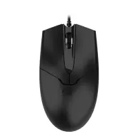 双飞燕(A4TECH)OP-550NU 鼠标 有线鼠标 办公鼠标 便携鼠标 对称鼠标 黑色(计价单位:个)