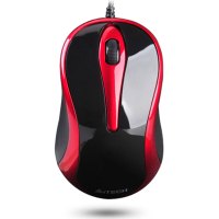 双飞燕(A4TECH)N-360 鼠标 有线鼠标 办公鼠标 便携鼠标 对称鼠标 轻量化设计 红黑(计价单位:个)