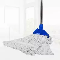 企购优品不锈钢面纱蜡拖家用胜利拖布洗水棉线拖把 30cm
