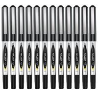 宝克BK110 0.5mm黑色直液式走珠笔学生考试中性笔签字笔水笔 12支/盒 黑色