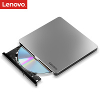 联想(Lenovo) 8倍速 铝合金Type-C/USB外置光驱 外置DVD刻录机 移动光驱