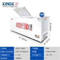星星(XINGX) BD/BC-718ND 卧式冷柜 大容量冰箱冷柜冷冻冷藏两用 深冷冻柜