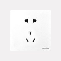 中科电工(SECKET)XD2 10A二三极插座 白